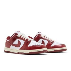 Nike Wmns Dunk Low Premium "Vintage Red" FJ4555-100 NEW